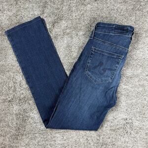 AG Denim High Rise Slim Straight Denim Jeans Women's 24
